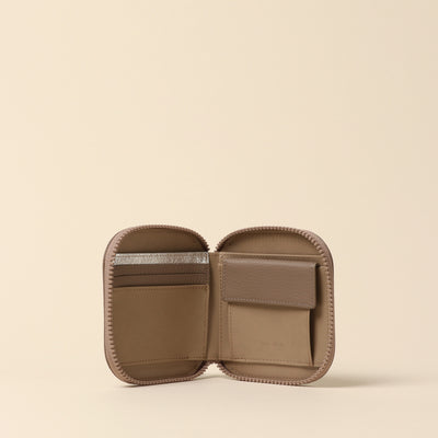 <itten-itten > Round Mini Wallet / Pistachio