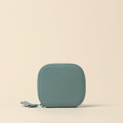 <itten-itten > Round Mini Wallet / Pistachio