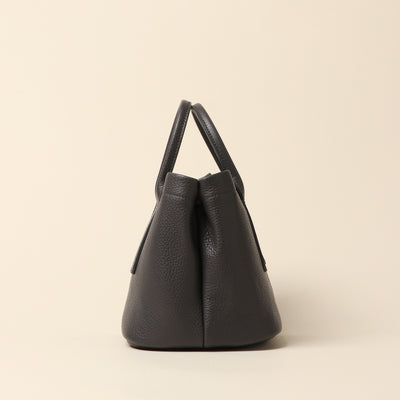 <itten-itten> Leather mini tote / warm beige