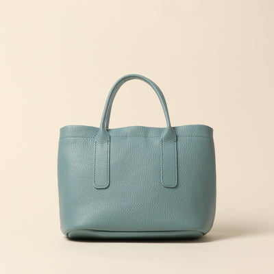 <itten-itten> leather mini tote/yellow