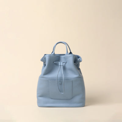 <itten-itten> Drawstring tote, charcoal gray