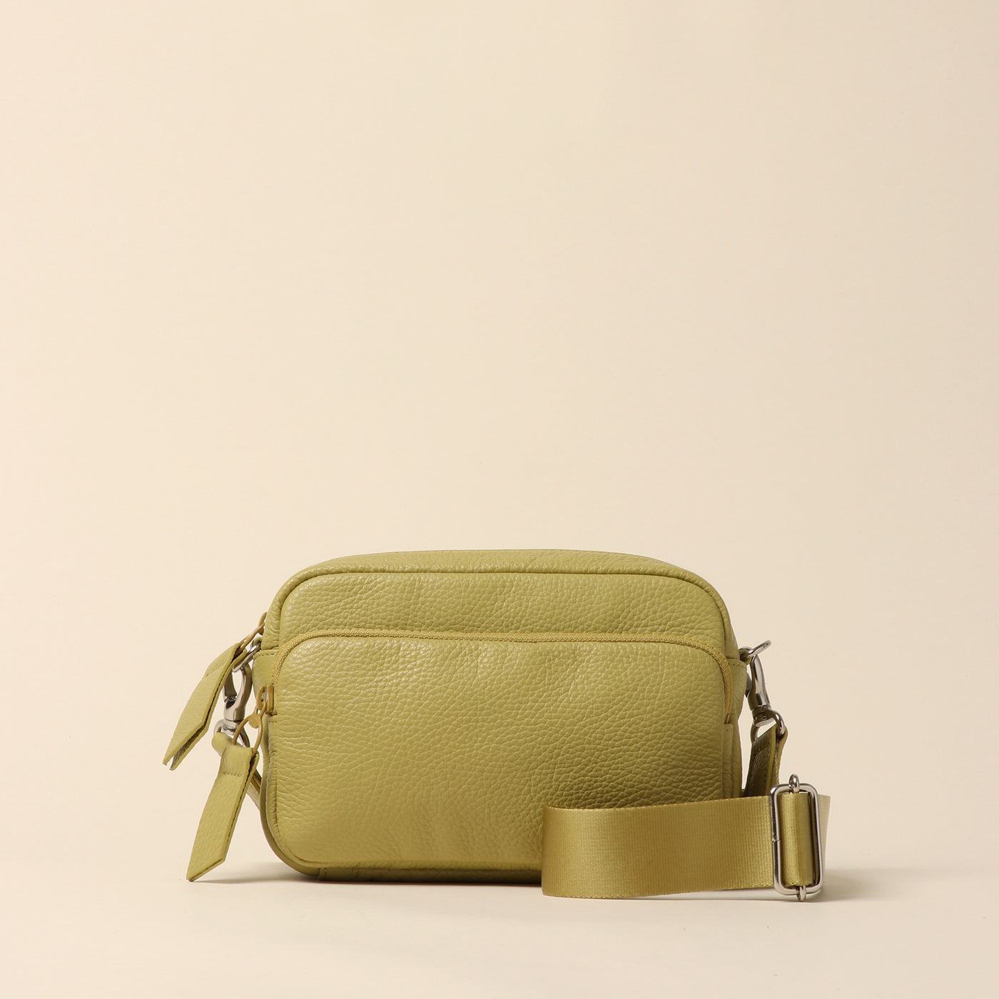 <itten-itten> Leather mini shoulder bag /  saks