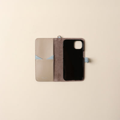 <CALDO tokyo japan> CROSSOVER iPhone case (iPhone13) / Pink Gray