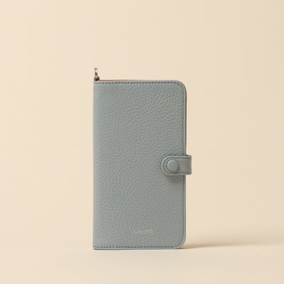 <CALDO tokyo japan> CROSSOVER iPhone Case (iPhone12/12Pro) / Sax Beige