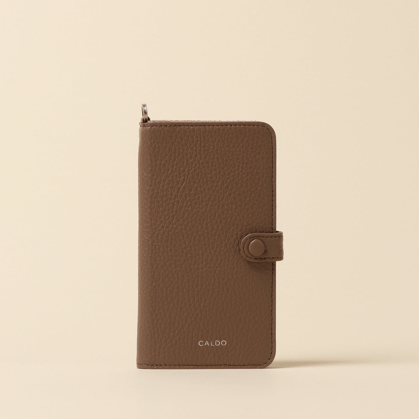 <CALDO tokyo japan> CROSSOVER iPhone Case (iPhone12/12Pro) / Sax Beige