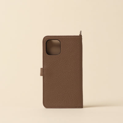 <CALDO tokyo japan> CROSSOVER iPhone case (iPhone12/12Pro) / Pink Gray
