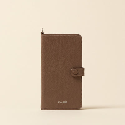 <CALDO tokyo japan> CROSSOVER iPhone case (iPhone13) / Pink Gray