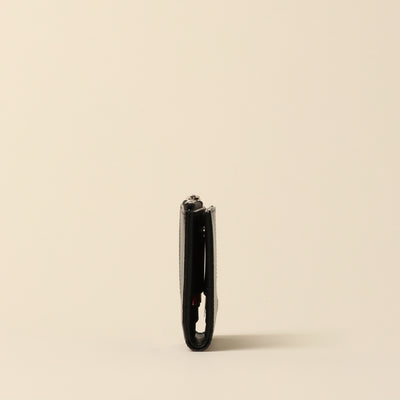 <CALDO tokyo japan> MINK Zip Mini Wallet / Gray