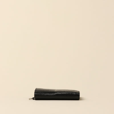 <CALDO tokyo japan> MINK Zip Mini Wallet / Black