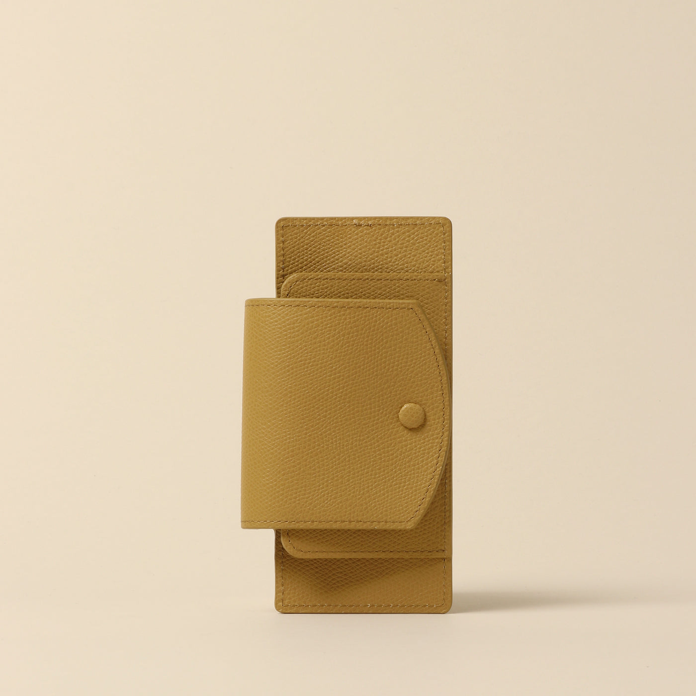 <CALDO tokyo japan> Opthional Ring eyeglass case in mustard