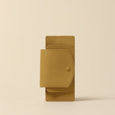 <CALDO tokyo japan> Opthional Ring eyeglass case in mustard