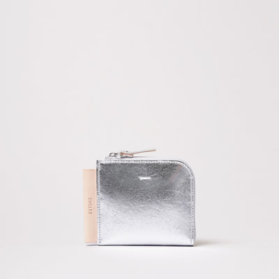 <Estine> Logical Series L Shaped Zipper Square Wallet / Black