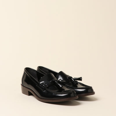 <HALTA> Casual Tassel Loafer / Brown