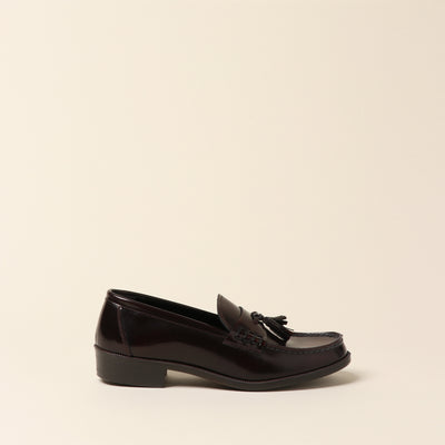 <HALTA> Casual Tassel Loafer / Brown