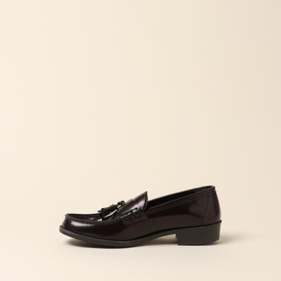 <HALTA> Casual Tassel Loafer / Brown