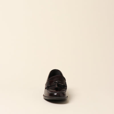 <HALTA> Casual Tassel Loafer / Brown