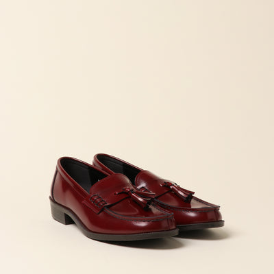 <HALTA> Casual Tassel Loafer / Brown