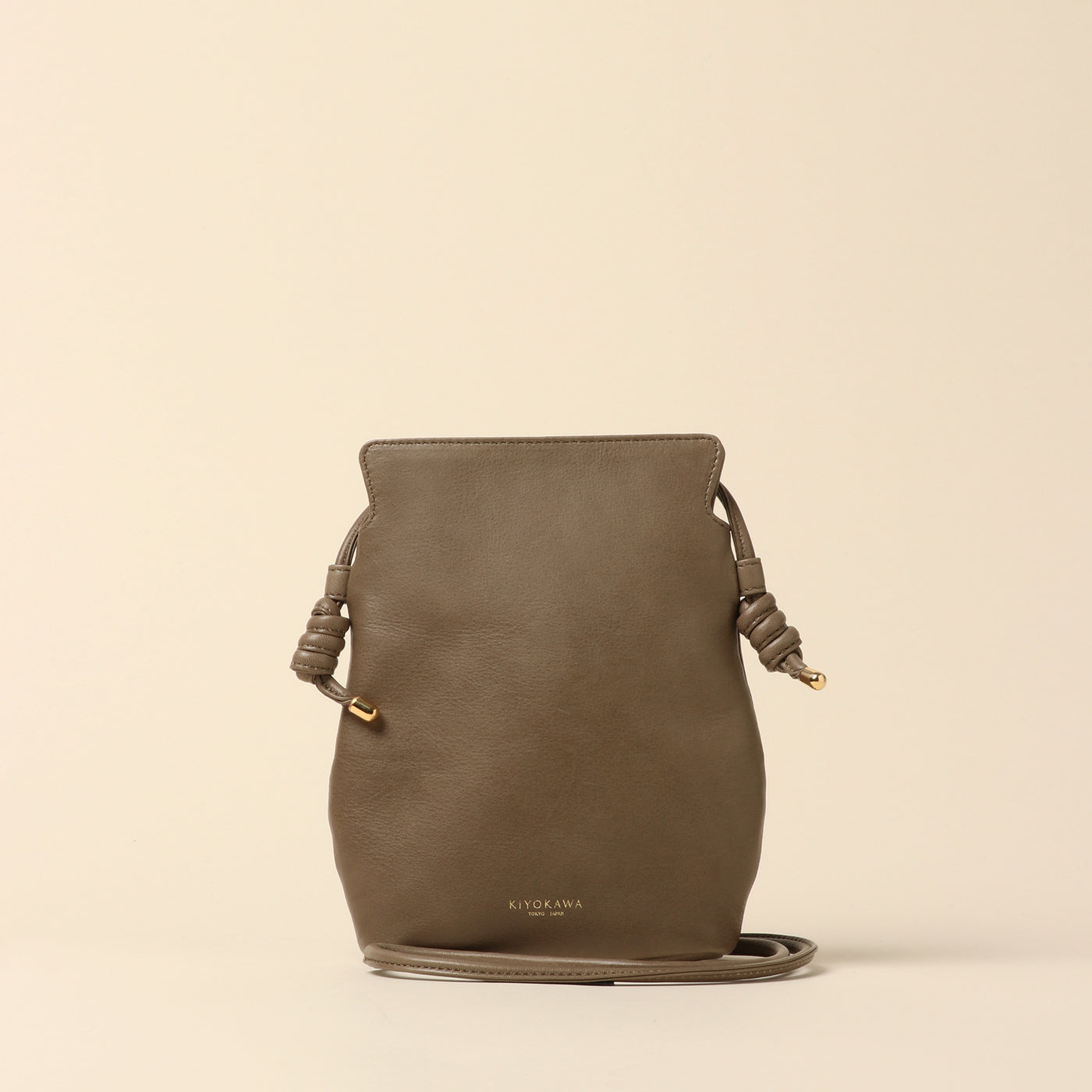 <KIYOKAWA> ZITA Mini Pochette / Camel