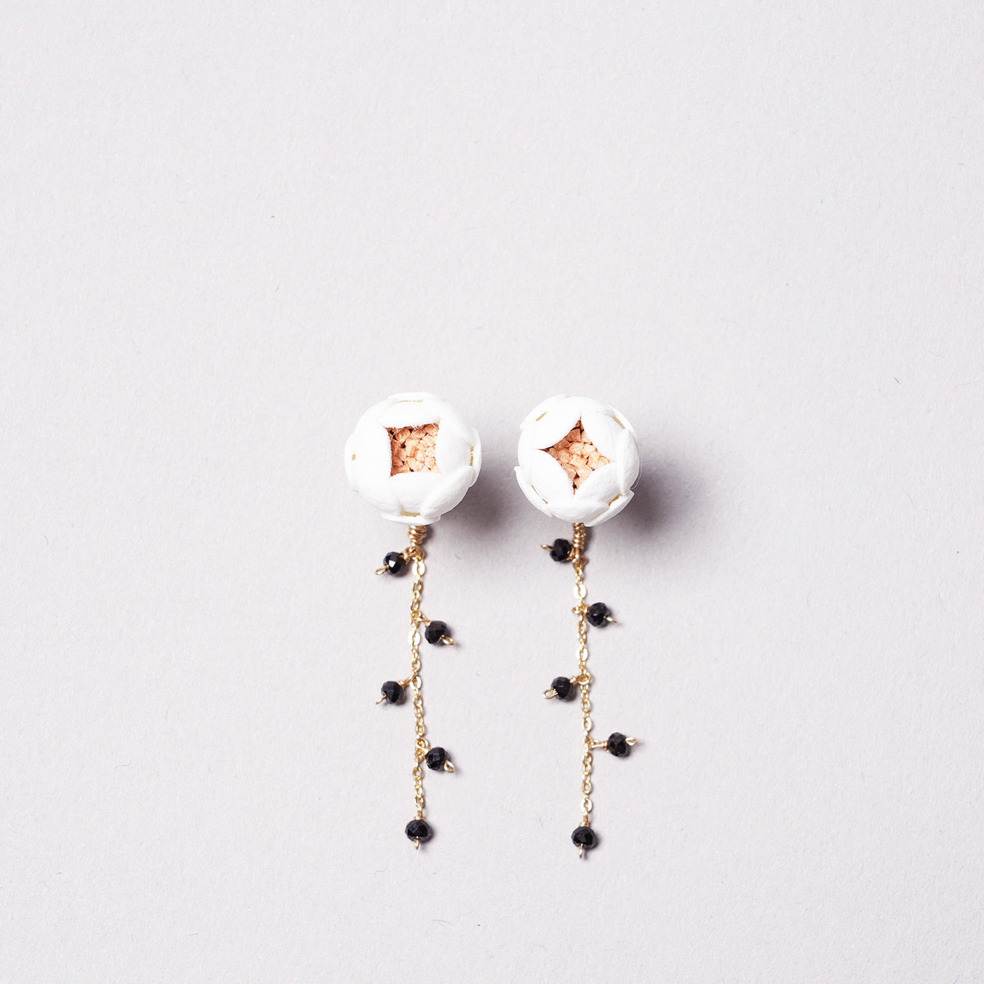 <Selieu>Ichirin Pierced Earrings/Rose