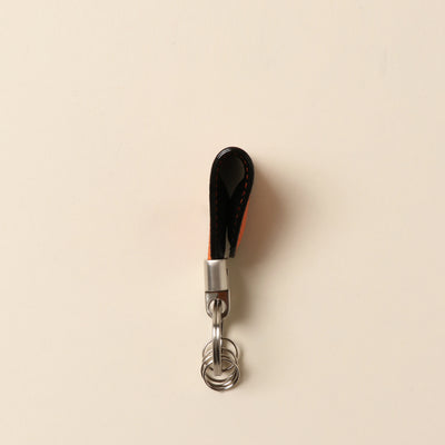 ＜VINTAGE REVIVAL PRODUCTIONS> Key clip calf leather/red