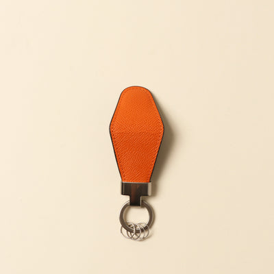 ＜VINTAGE REVIVAL PRODUCTIONS> Key clip calf leather/red
