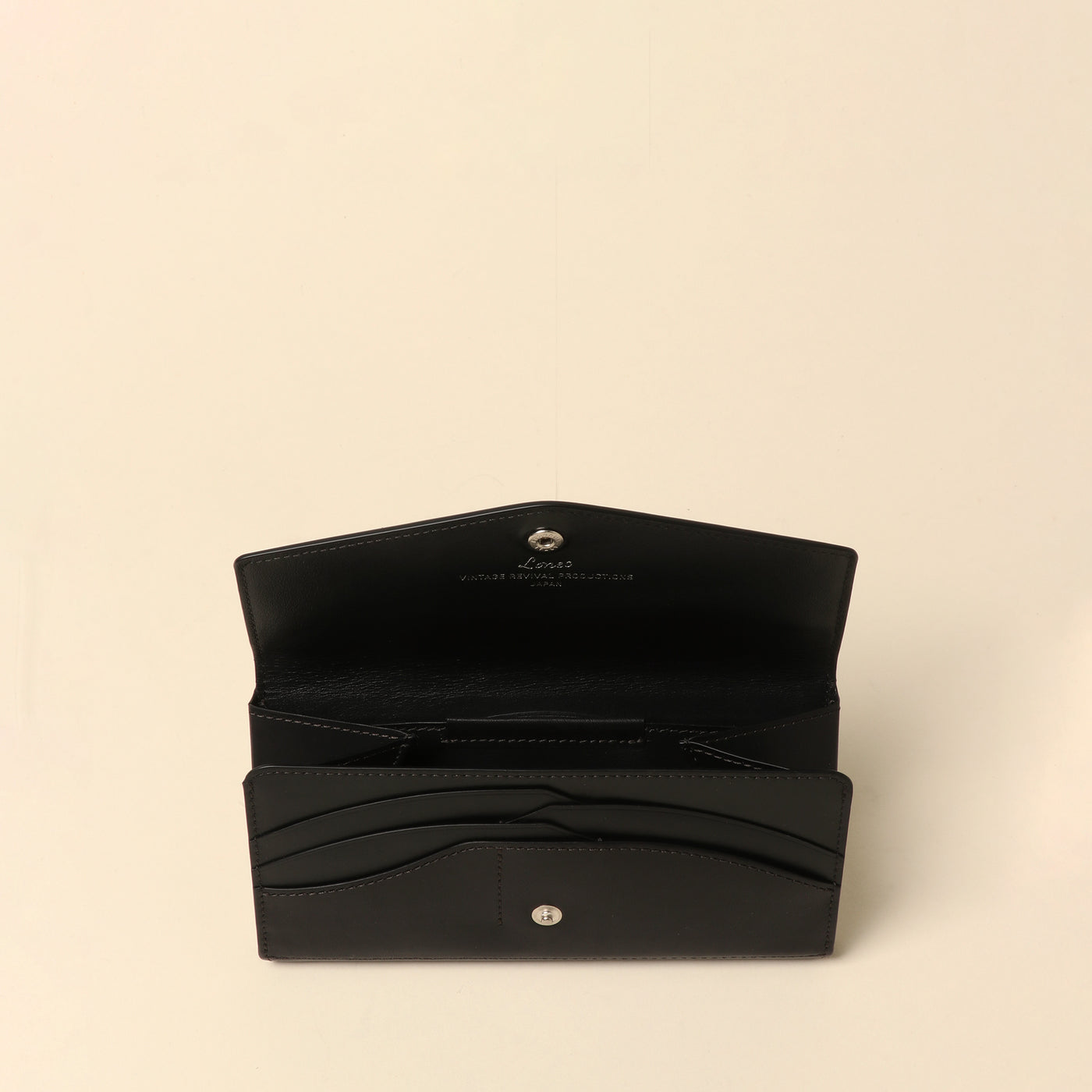 <Vintage Revival Productions> Loneo long wallet/light brown