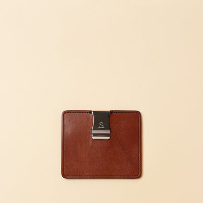 <Wild Swans> Money Clip Wallet / Black