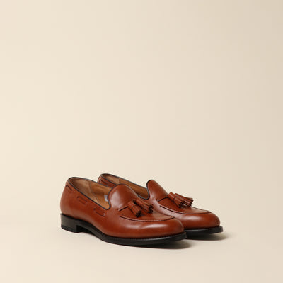 <Regal> Tassel loafer/dark brown suede