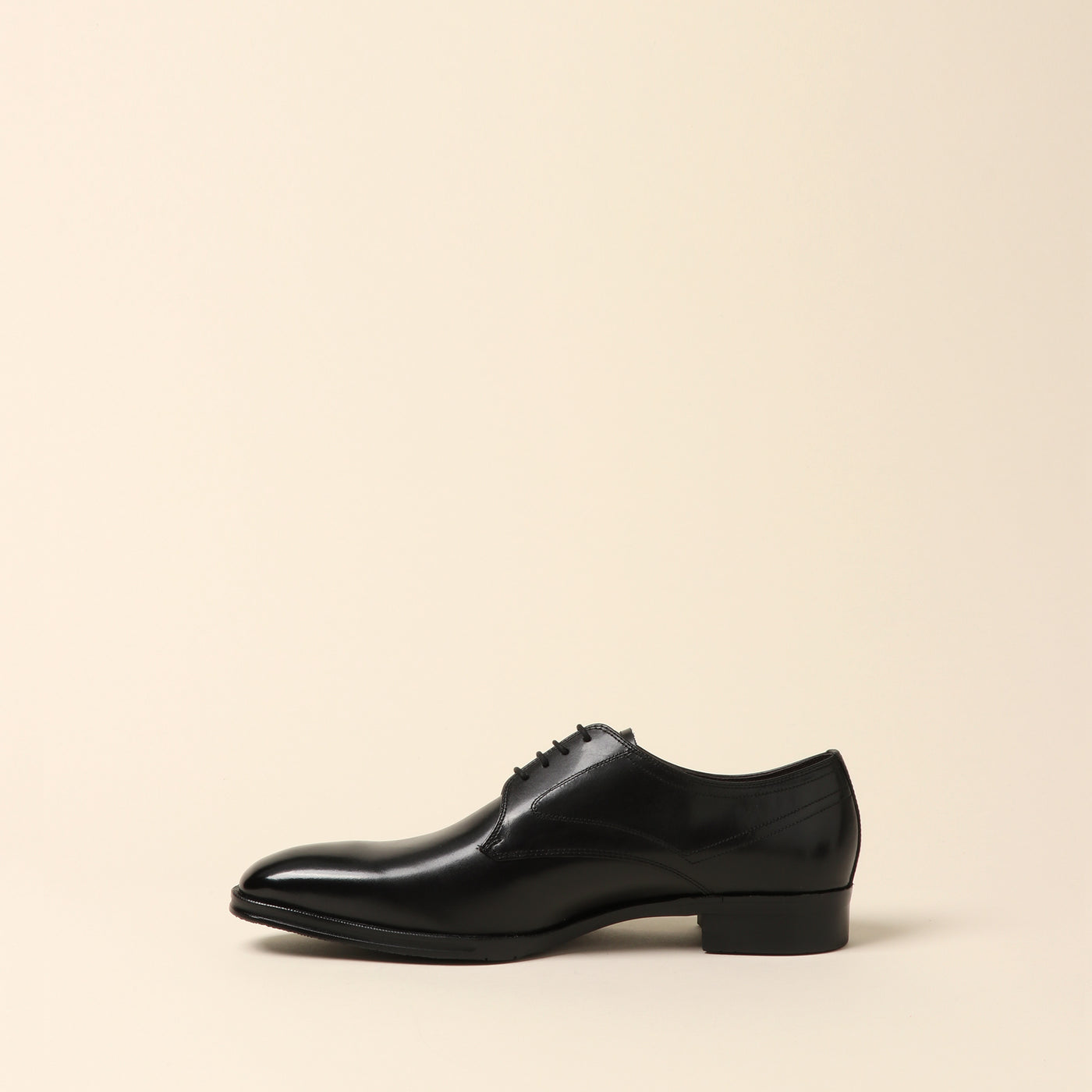 <Madras> Plain toe/black