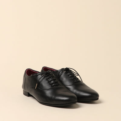 <Madras> Soft conscious lace-up / Black