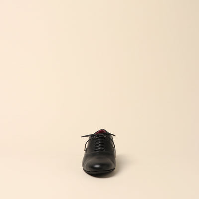 <Madras> Soft conscious lace-up / Black