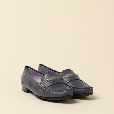 <Madras> Soft conscious loafer / black