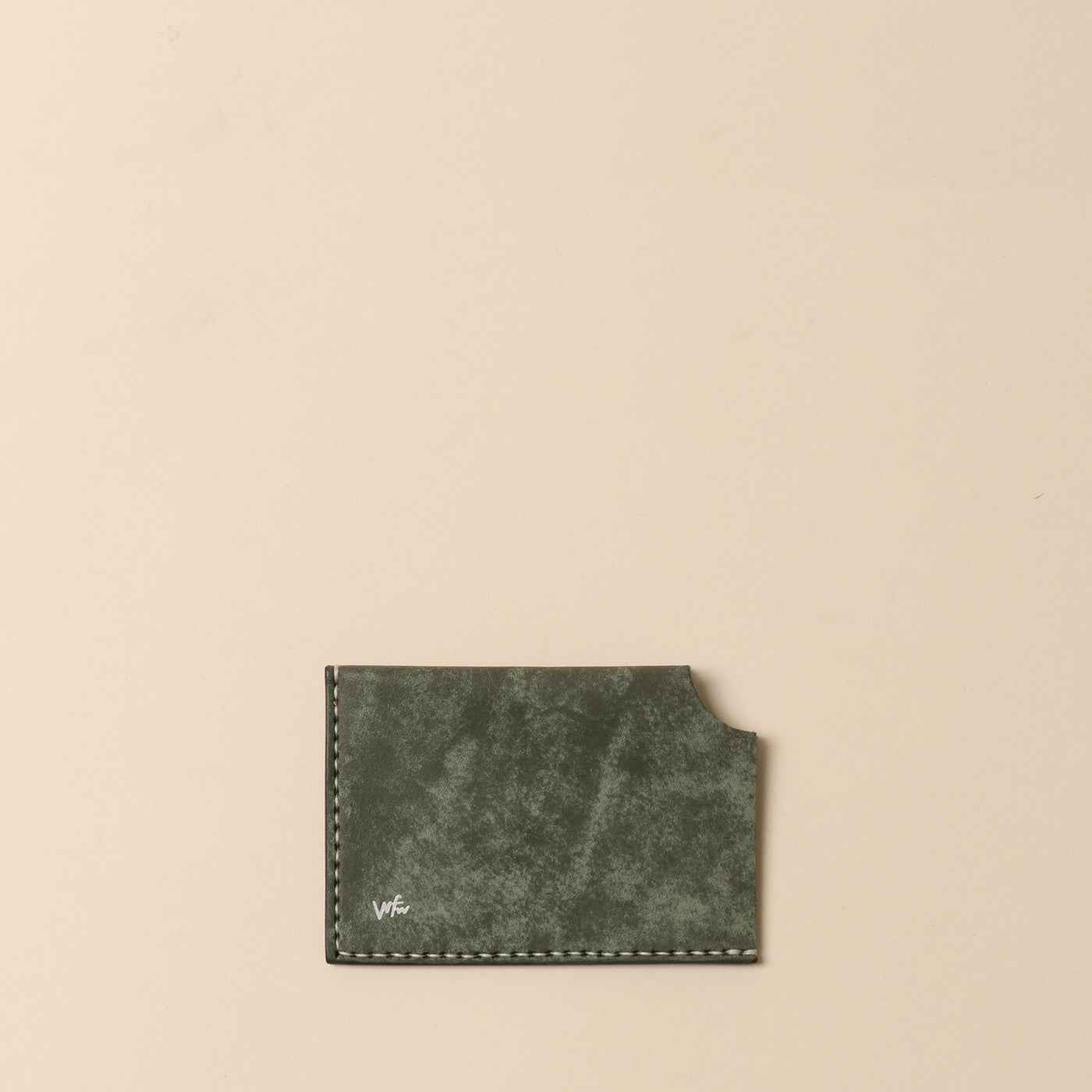 ＜moja kwa moja＞名片夾/深綠色