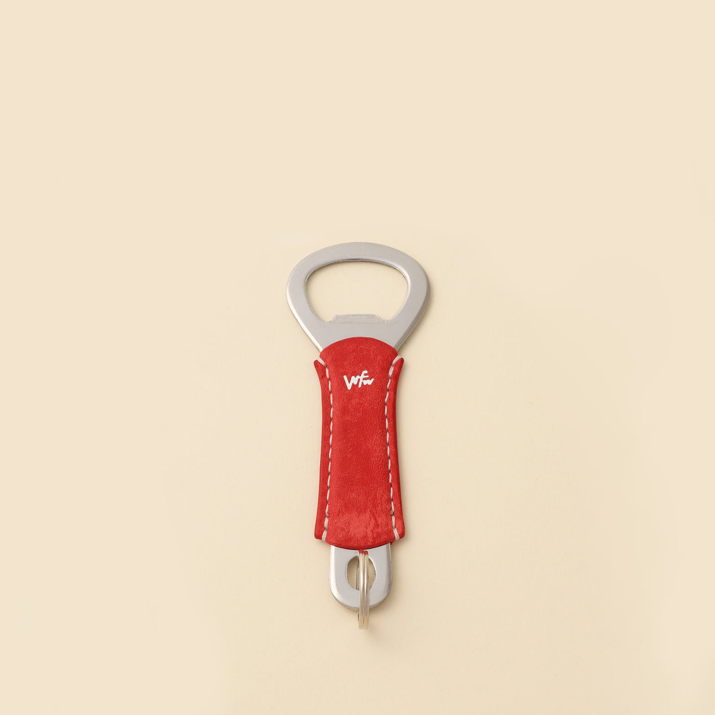 <Mojakawa> Bottle opener key ring / dark green