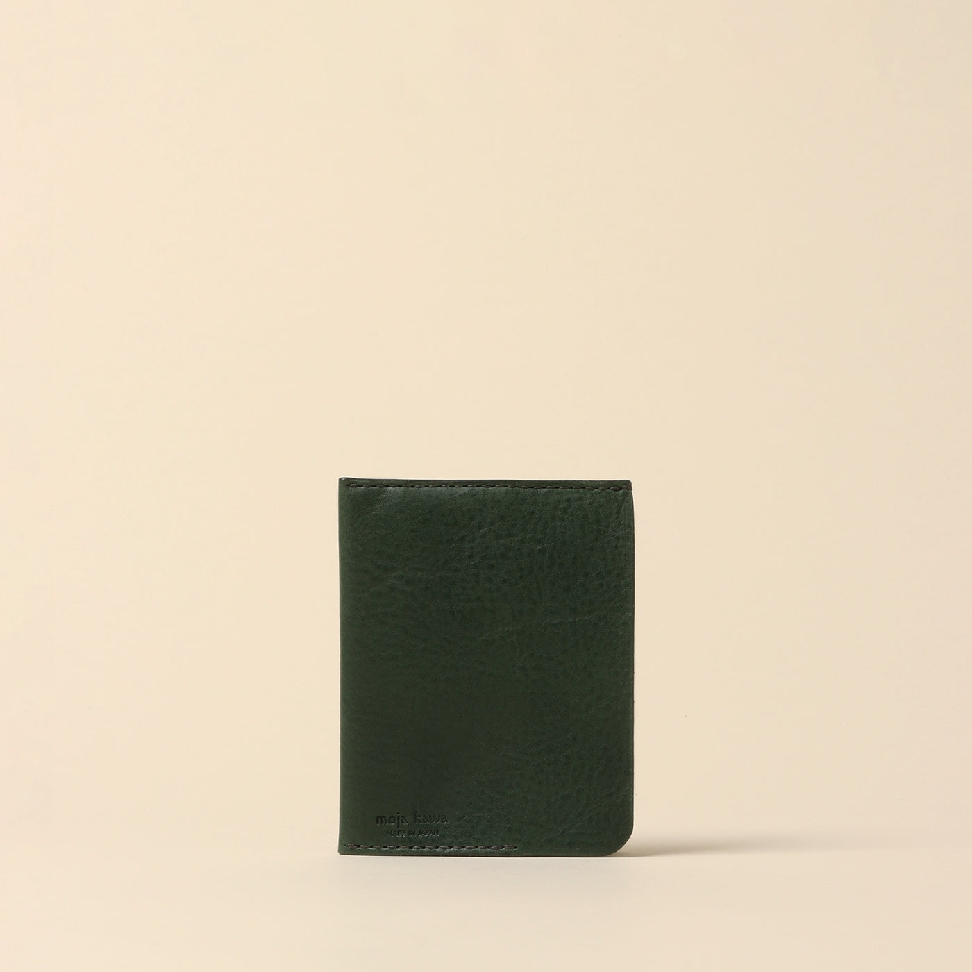 ＜Mojakawa> nane half wallet / green