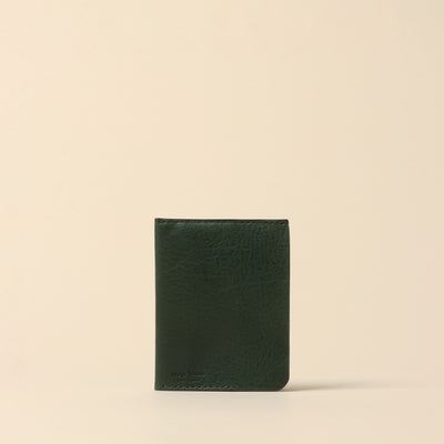 ＜Mojakawa> nane half wallet / green